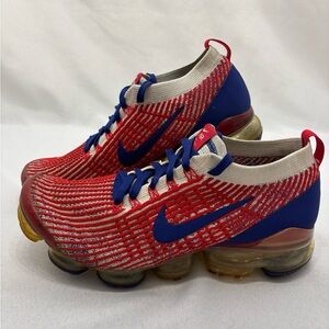 Nike Women's Vibrant Red and Blue Athletic Shoes